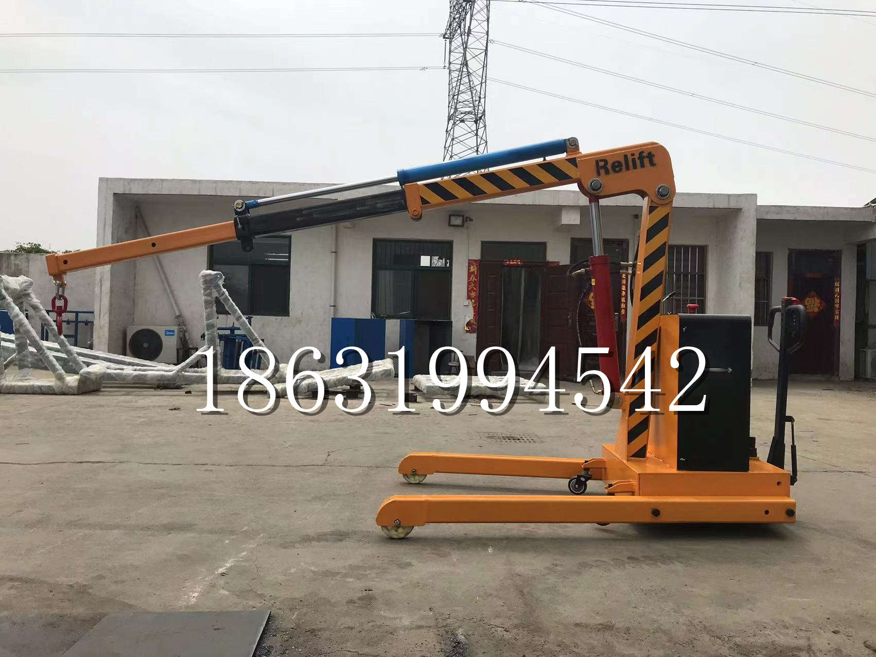 井陉矿区久征定做3吨三轮随车吊 农用园林绿化移树吊 平板工程用小吊机