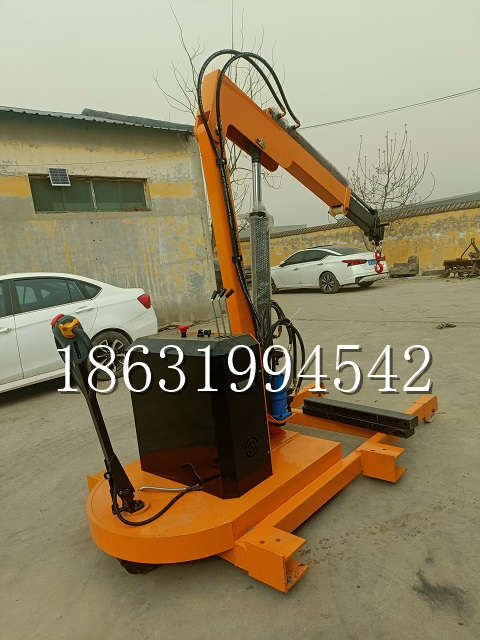 井陉矿区自卸车厢随车吊 自制轮式四不像起重机 四驱平板吊 5吨 贵盛